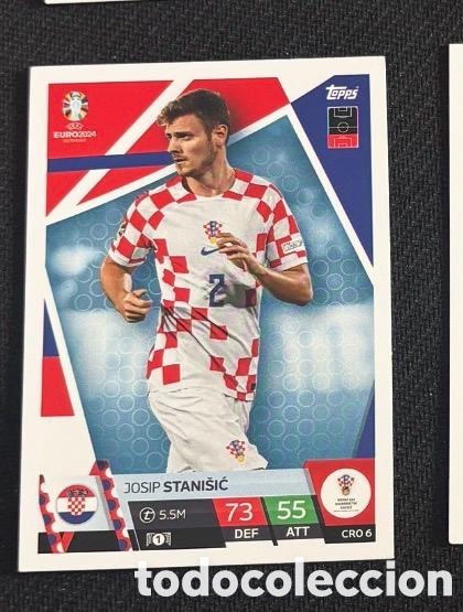 Coleccionismo cromos antiguos: STANISIC CROACIA UEFA EUROCOPA 2024 TOPPS
