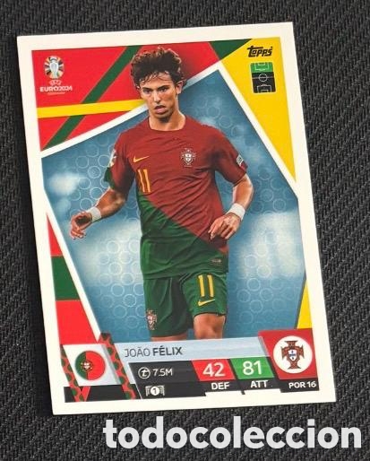 Coleccionismo cromos antiguos: JOAO FELIX PORTUGAL UEFA EUROCOPA 2024 TOPPS