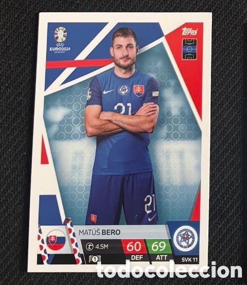 Coleccionismo cromos antiguos: BERO ESLOVAQUIA UEFA EUROCOPA 2024 TOPPS