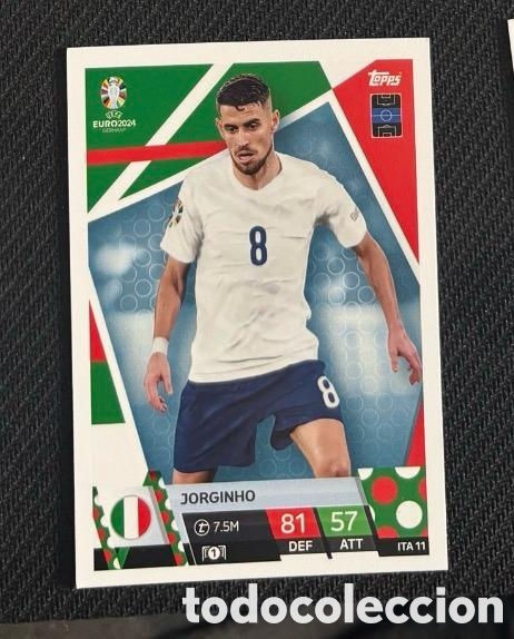 Coleccionismo cromos antiguos: JORGINHO ITALIA UEFA EUROCOPA 2024 TOPPS