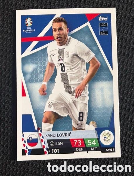 Coleccionismo cromos antiguos: LOVRIC ESLOVENIA UEFA EUROCOPA 2024 TOPPS
