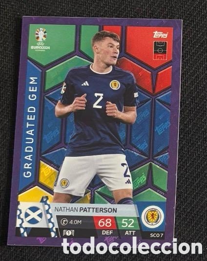 Coleccionismo cromos antiguos: PATTERSON ESCOCIA UEFA EUROCOPA 2024 TOPPS