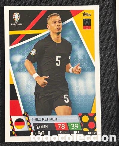Coleccionismo cromos antiguos: KEHRER ALEMANIA UEFA EUROCOPA 2024 TOPPS