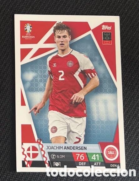 Coleccionismo cromos antiguos: ANDERSEN DINAMARCA UEFA EUROCOPA 2024 TOPPS