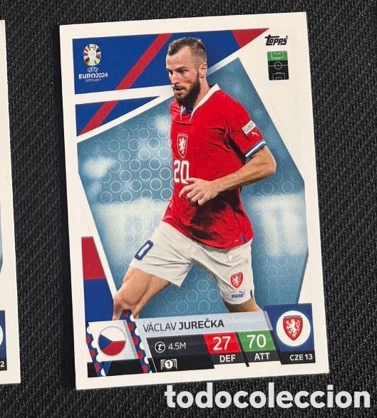 Coleccionismo cromos antiguos: JURECKA REPUBLICA CHECA UEFA EUROCOPA 2024 TOPPS