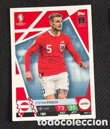 Coleccionismo cromos antiguos: POSCH AUSTRIA UEFA EUROCOPA 2024 TOPPS