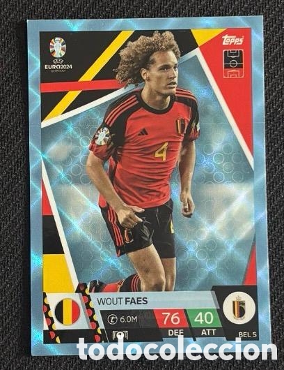 Coleccionismo cromos antiguos: FAES BELGICA UEFA EUROCOPA 2024 TOPPS