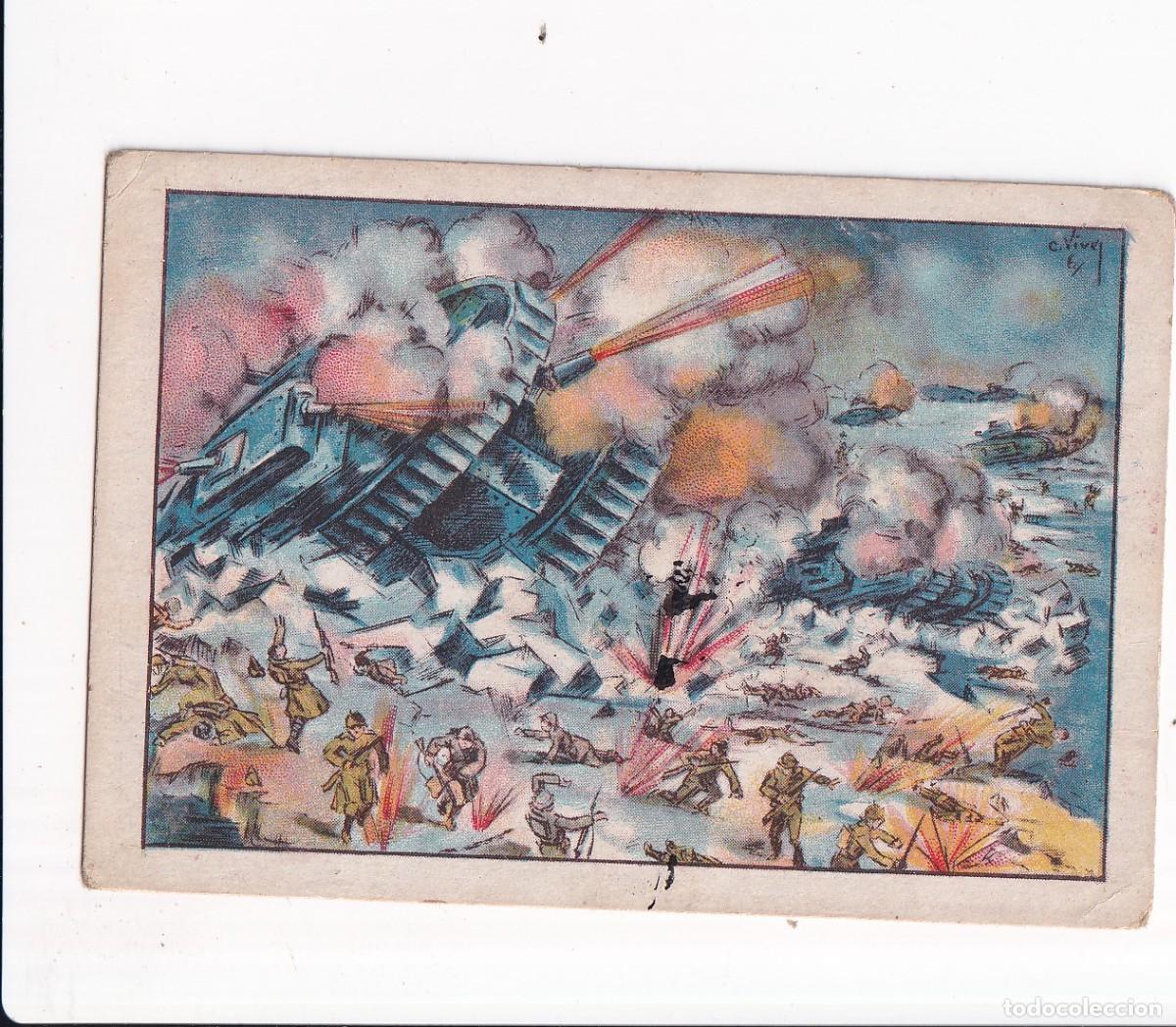 Coleccionismo cromos antiguos: LA GUERRA DEL PORVENIR : NUMERO 21 .- CHOCOLATE AMATLLER