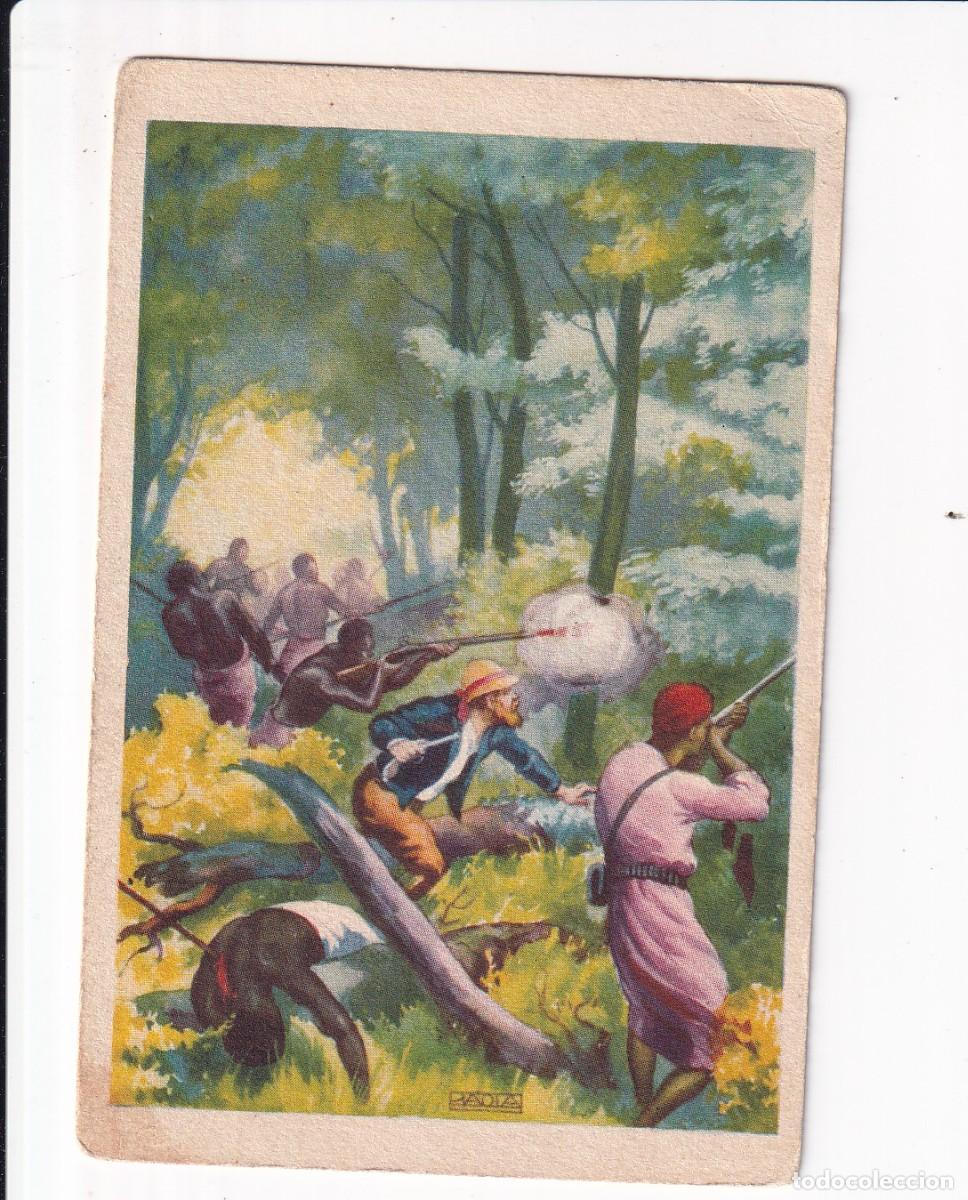 Coleccionismo cromos antiguos: A TRAVES DEL AFRICA SALVAJE : NUMERO V .- CHOCOLATES BUBI