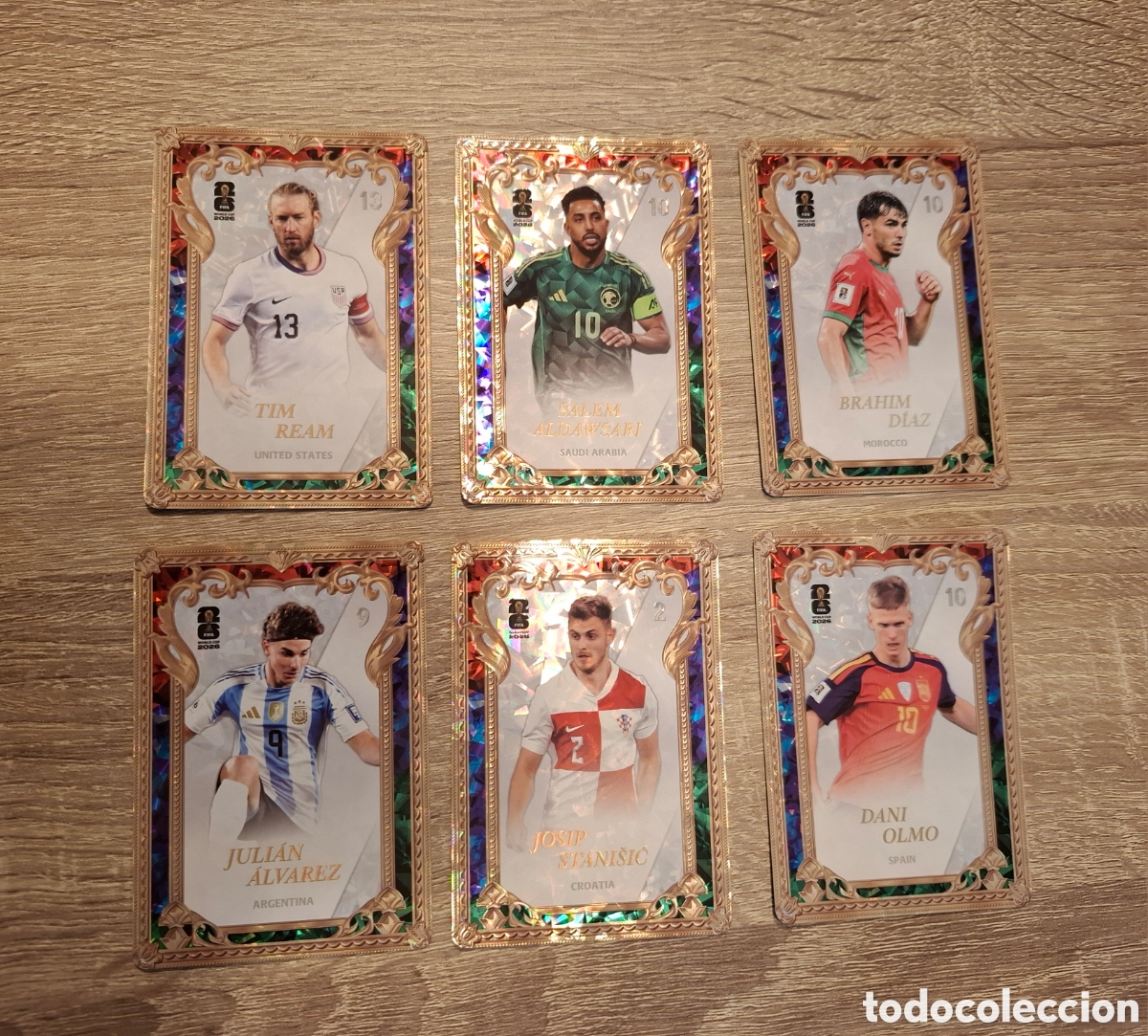 Coleccionismo cromos antiguos: Lote kayou panini 2026 oro Olmo Juli&aacute;n