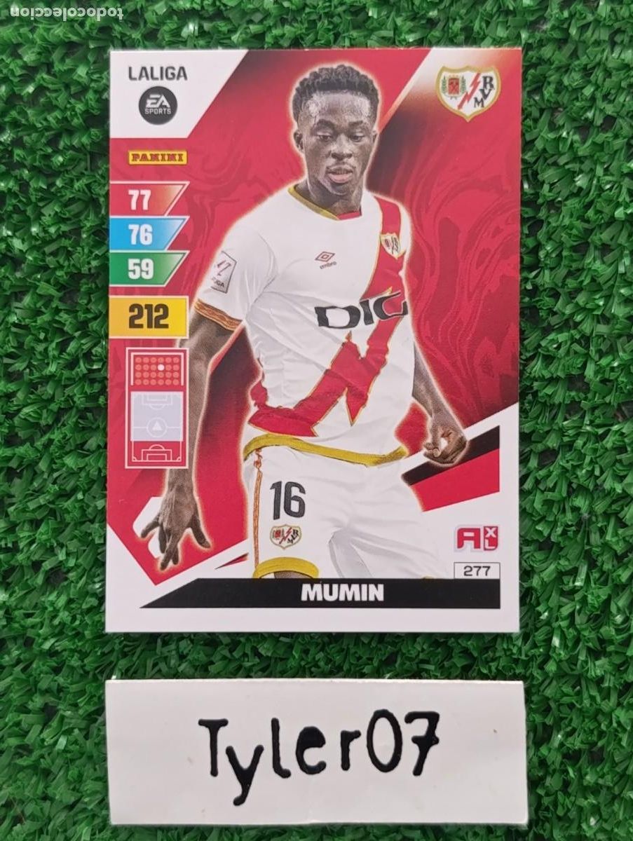 Coleccionismo cromos antiguos: MUMIN RAYO VALLECANO 277 ADRENALYN XL 2023 2024 23 24