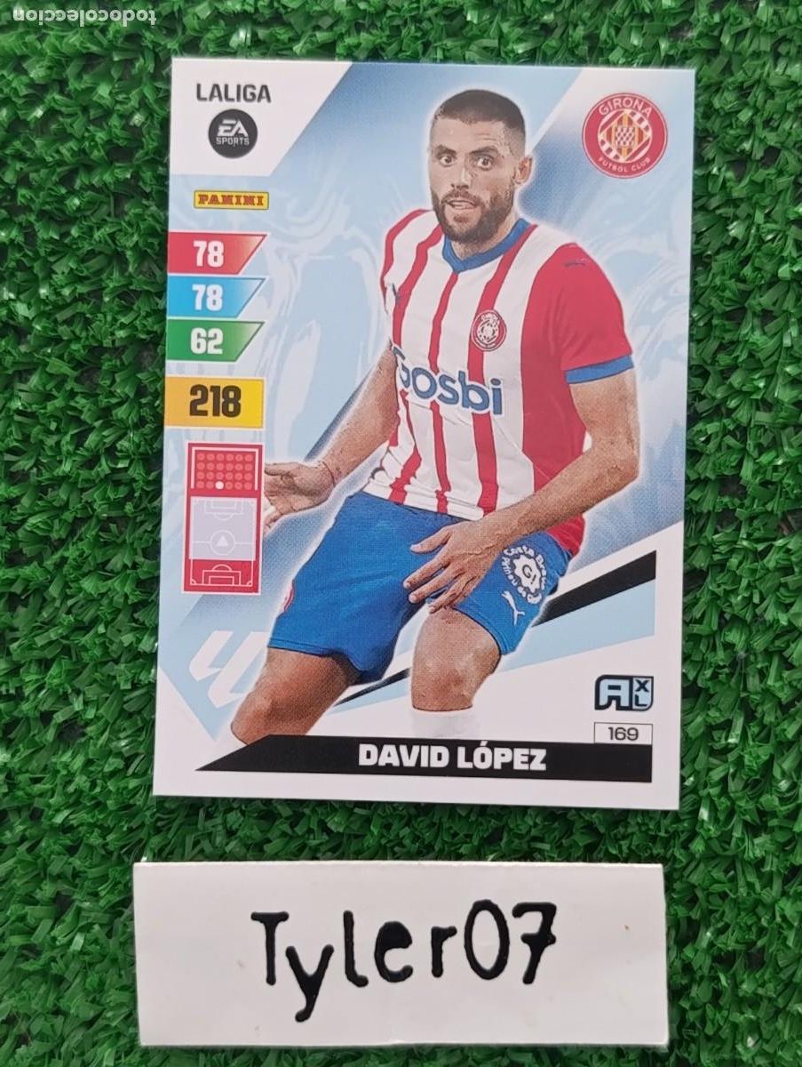 Coleccionismo cromos antiguos: DAVID LOPEZ GIRONA 169 ADRENALYN XL 2023 2024 23 24