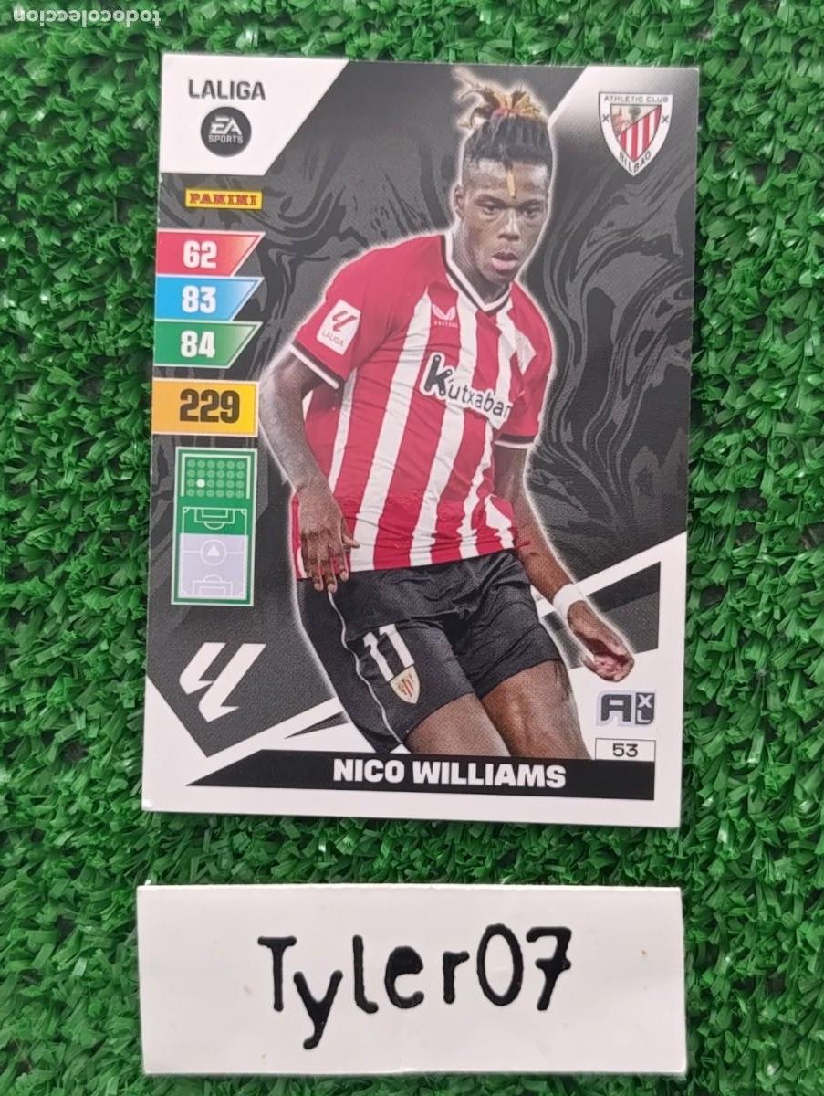Coleccionismo cromos antiguos: NICO WILLIAMS ATHLETIC CLUB BILBAO 53 ADRENALYN XL 2023 2024 23 24