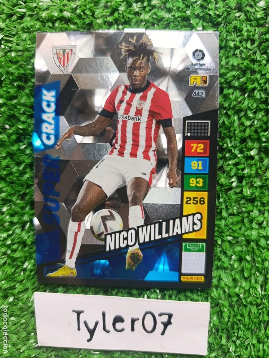 Coleccionismo cromos antiguos: NICO WILLIAMS ATHLETIC CLUB BILBAO 442 SUPER CRACK ADRENALYN XL 2022 2023 22 23