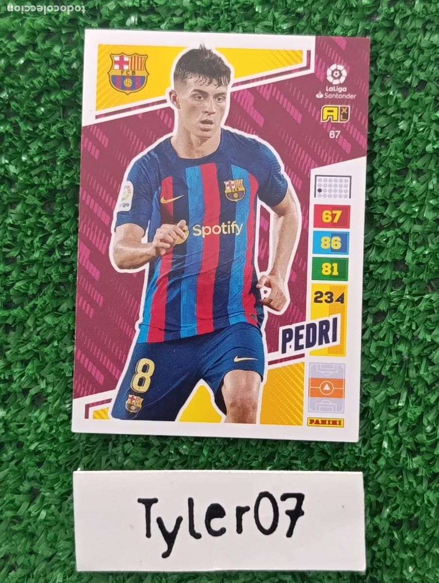 Coleccionismo cromos antiguos: PEDRI BARCELONA 67 ADRENALYN XL 2022 2023 22 23