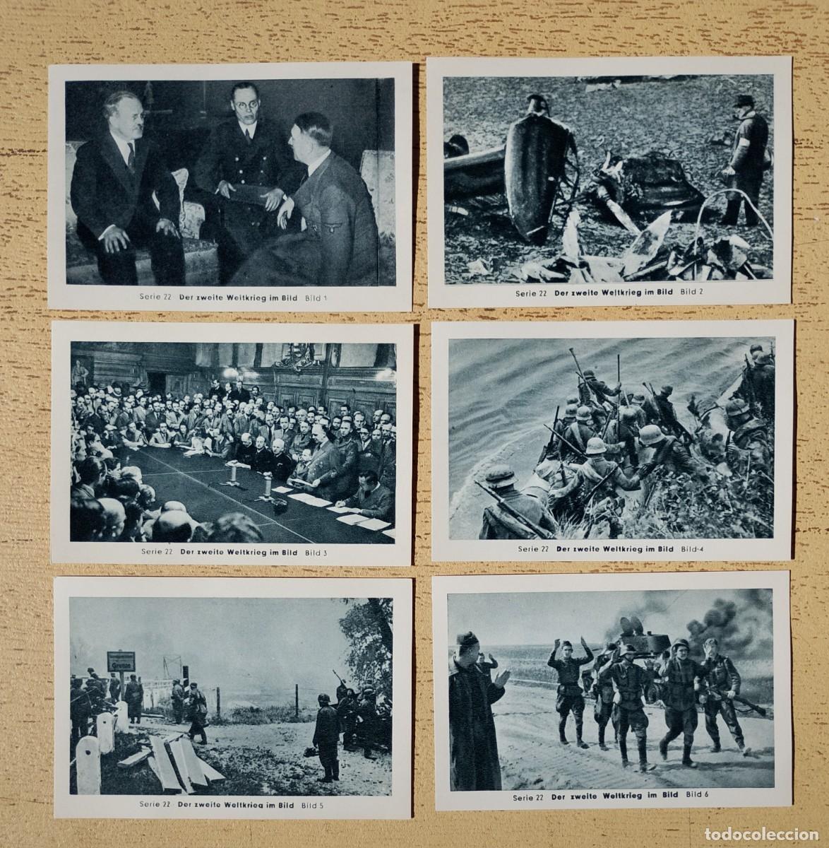 Sammeln alte Sammelbilder: Segunda Guerra Mundial Cromos Tabacalera Eilebrecht