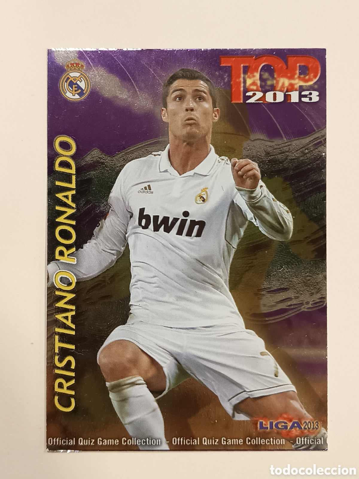 Coleccionismo cromos antiguos: N&ordm; 0631 631 CROMO CARD CRISTIANO RONALDO MUNDICROMO TOP 11 2013 2012-13