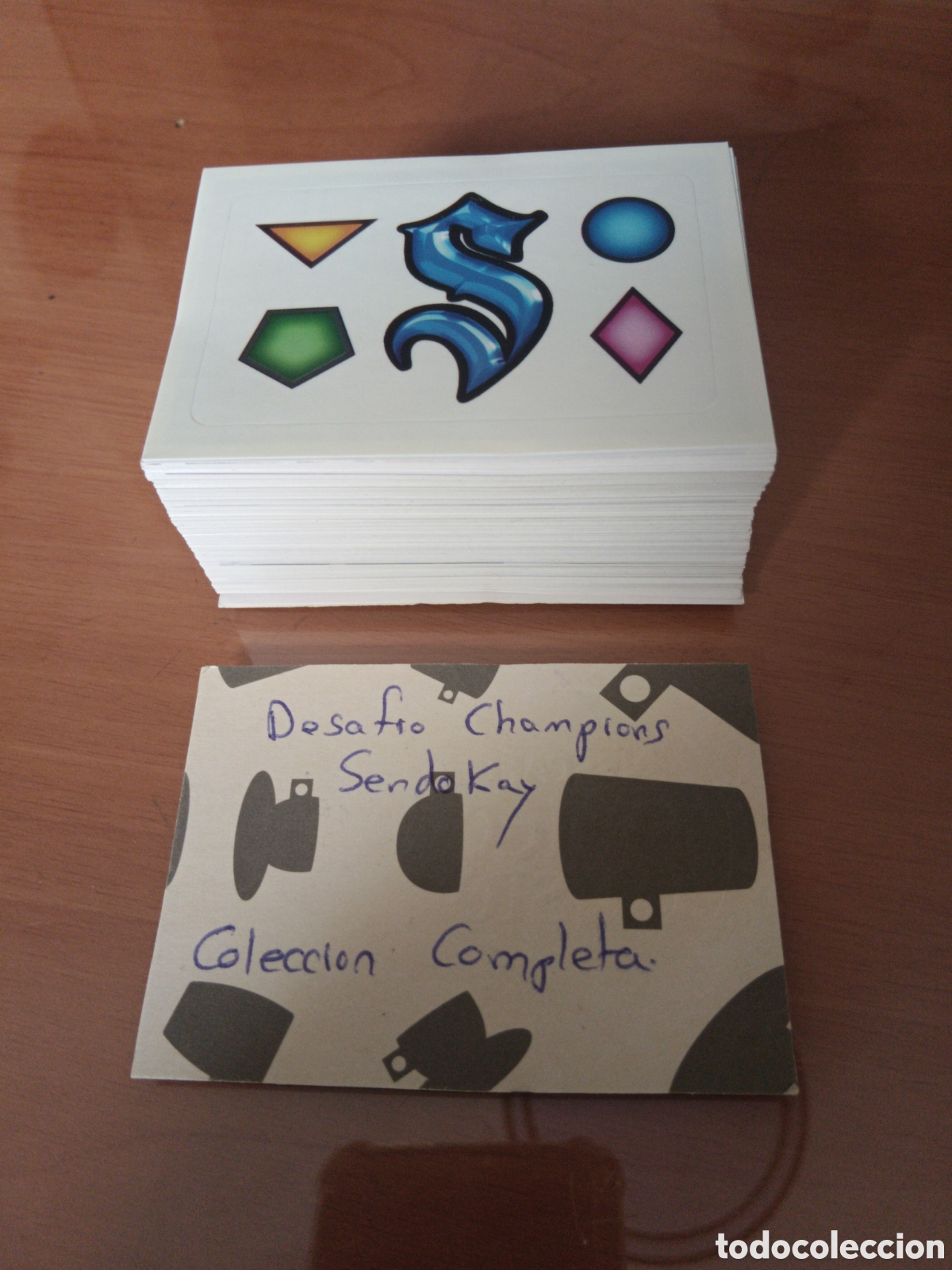 Coleccionismo cromos antiguos: Cromos Desaf&iacute;o champions Sendokai