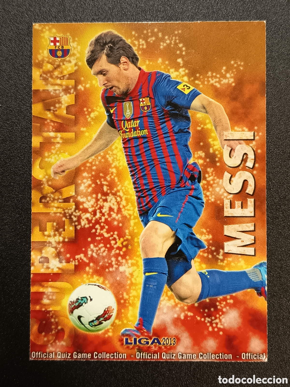 Coleccionismo cromos antiguos: N&ordm; 0053 53 CROMO CARD MESSI MUNDICROMO 2013 2012-13