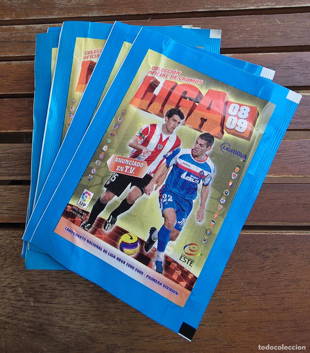 Coleccionismo cromos antiguos: CROMOS - LOTE 25 SOBRES SIN ABRIR - LIGA 2008 2009 - LPF - Colecciones Este