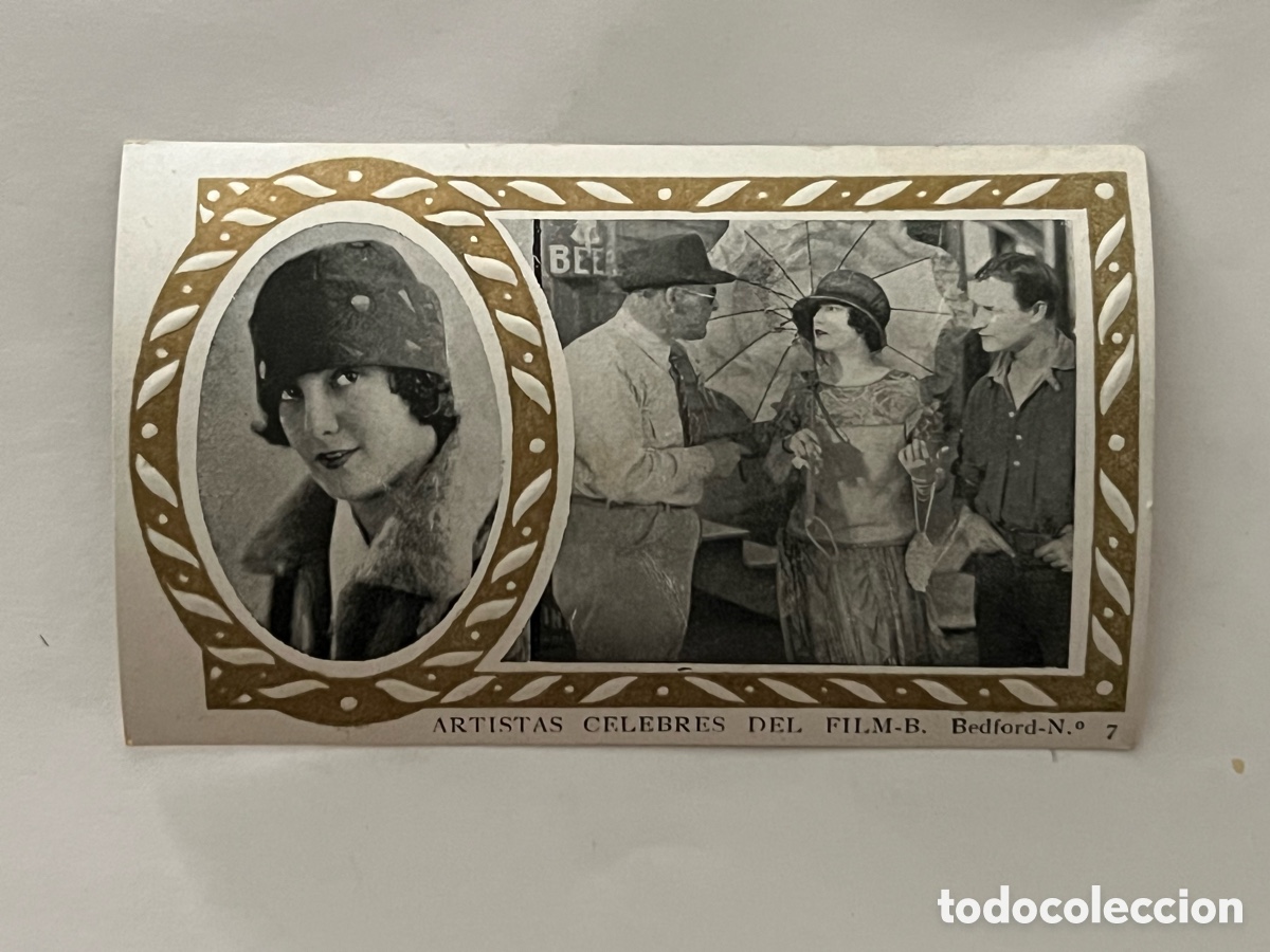 Sammeln alte Sammelbilder: BARBARA BEDFORD .. ARTISTAS C&Eacute;LEBRES DEL FILM-N&ordm;.7, SERIE A-CHOCOLATES AMATLLER