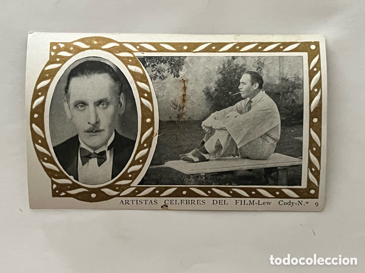 Sammeln alte Sammelbilder: LEW CODY.. ARTISTAS C&Eacute;LEBRES DEL FILM-N&ordm;.9, SERIE A-CHOCOLATES AMATLLER