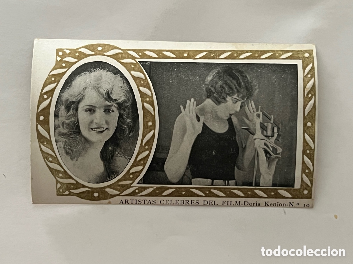 Sammeln alte Sammelbilder: DORIS KENION.. ARTISTAS C&Eacute;LEBRES DEL FILM-N&ordm;.10, SERIE A-CHOCOLATES AMATLLER