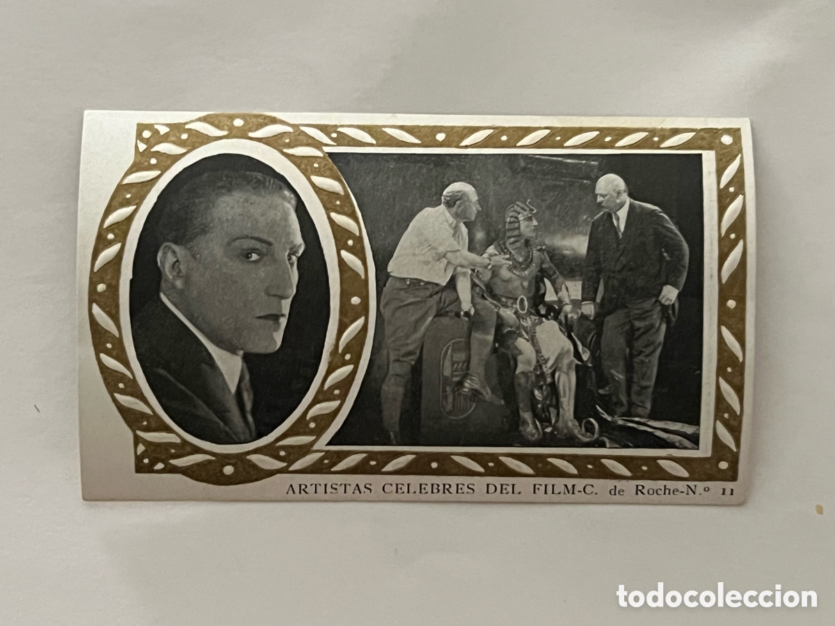 Collectionnisme Cartes &agrave; collectionner anciennes: CHARLES DE ROCHE.. ARTISTAS C&Eacute;LEBRES DEL FILM-N&ordm;.11, SERIE A-CHOCOLATES AMATLLER
