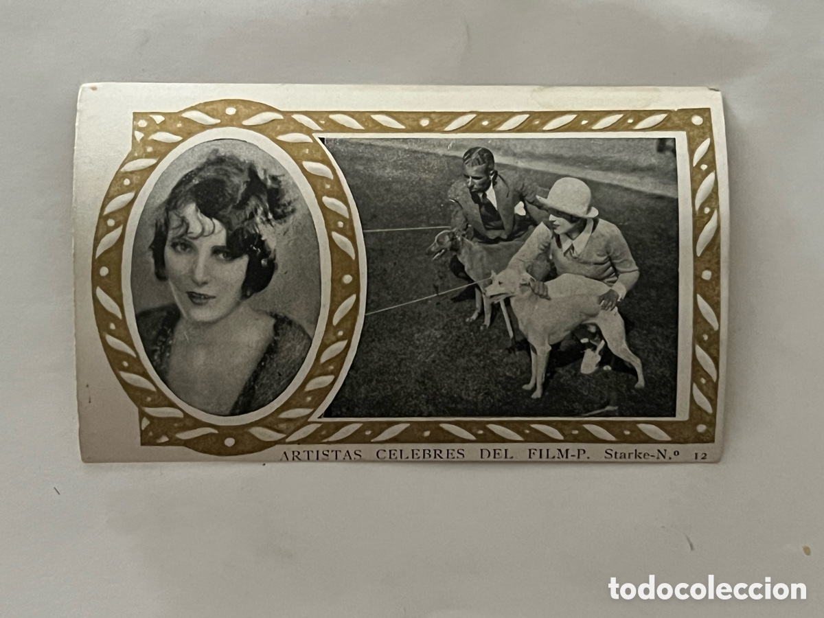 Collectionnisme Cartes &agrave; collectionner anciennes: PAULINA STARKE.. ARTISTAS C&Eacute;LEBRES DEL FILM-N&ordm;.12, SERIE A-CHOCOLATES AMATLLER