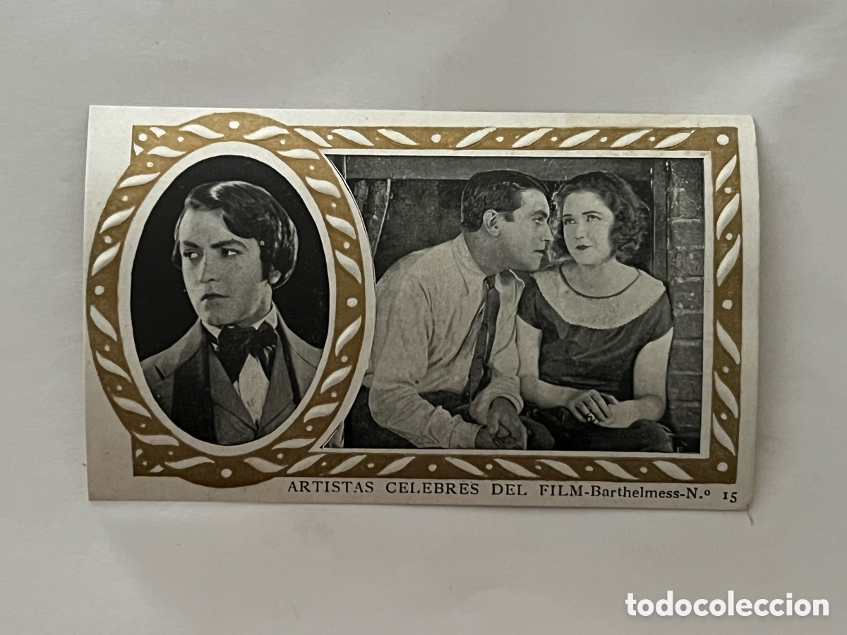 Coleccionismo cromos antiguos: RICHARD BARTHELMESS.. ARTISTAS C&Eacute;LEBRES DEL FILM-N&ordm;.15, SERIE A-CHOCOLATES AMATLLER