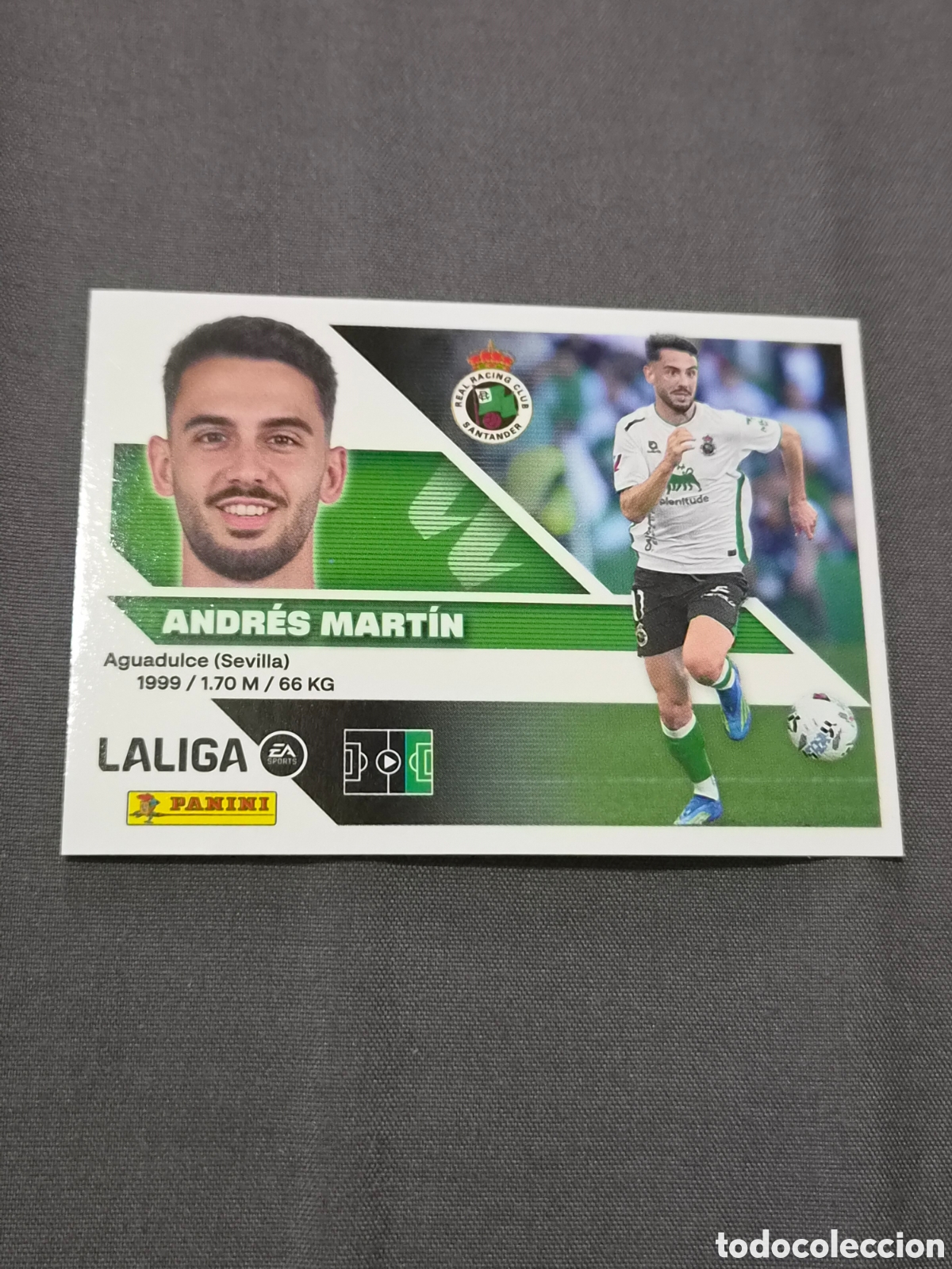 Coleccionismo cromos antiguos: 16 - ANDRES MARTIN, RACING LIGA ESTE 2026 2027