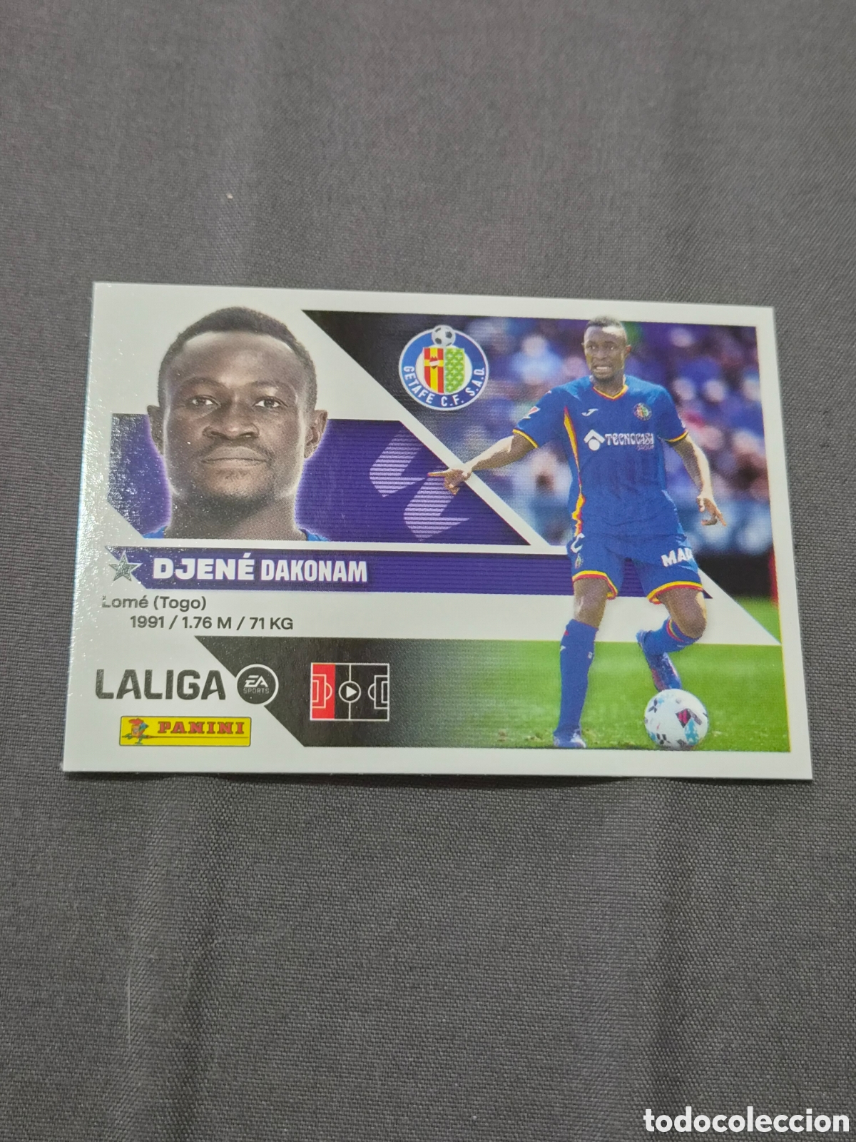 Coleccionismo cromos antiguos: 6 - DJENE, GETAFE LIGA ESTE 2026 2027