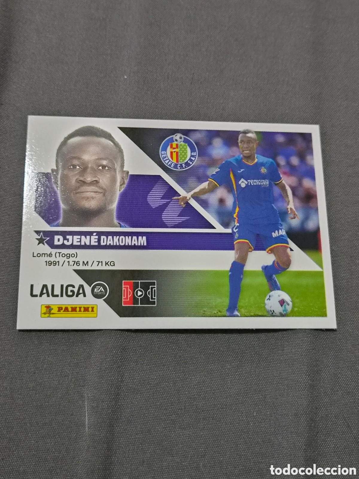 Coleccionismo cromos antiguos: 6 - DJENE, GETAFE LIGA ESTE 2026 2027