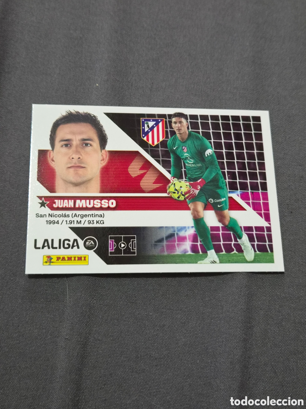 Coleccionismo cromos antiguos: 4 - MUSSO , AT.MADRID LIGA ESTE 2026 2027