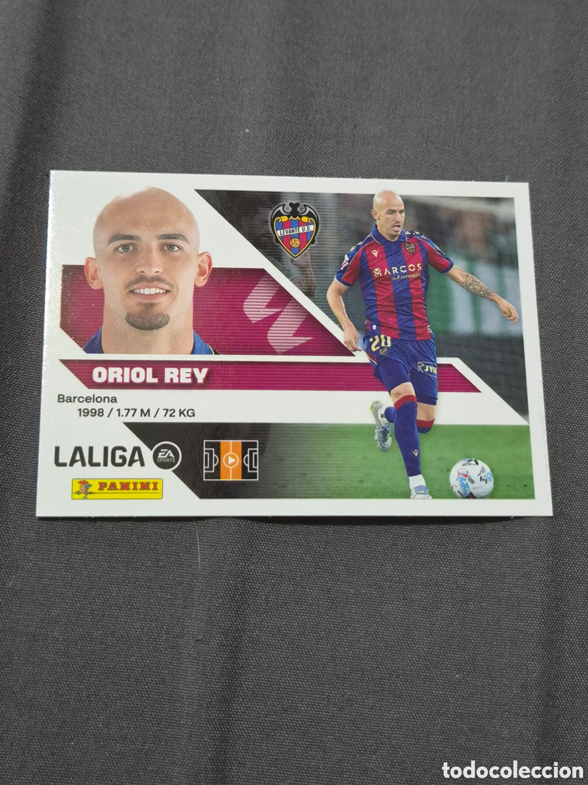 Coleccionismo cromos antiguos: 11 - ORIOL REY, LEVANTE LIGA ESTE 2026 2027