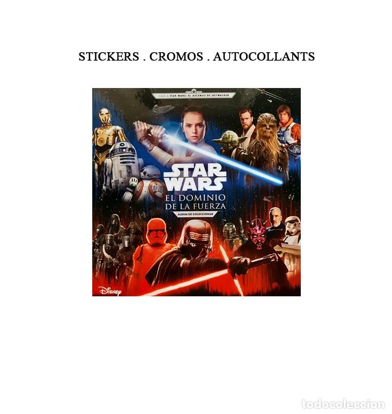 Coleccionismo cromos antiguos: Lote de 44 cromos star wars hipercor, el dominio de la fuerza