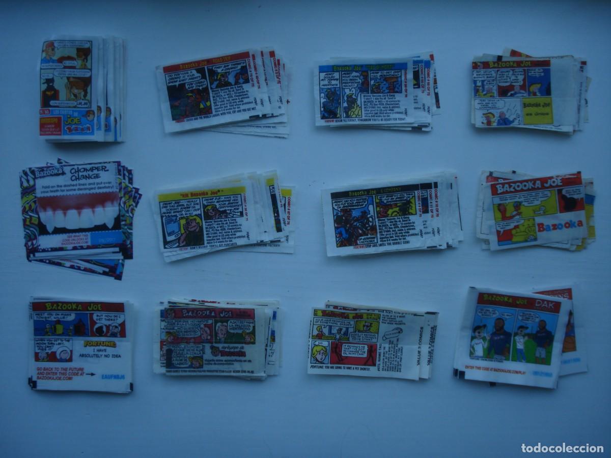 Coleccionismo cromos antiguos: 199 DIFERENTES CROMOS BAZOOKA JOE CHICLES! WRAPPERS KAUGUMMI BUBBLE GUM!