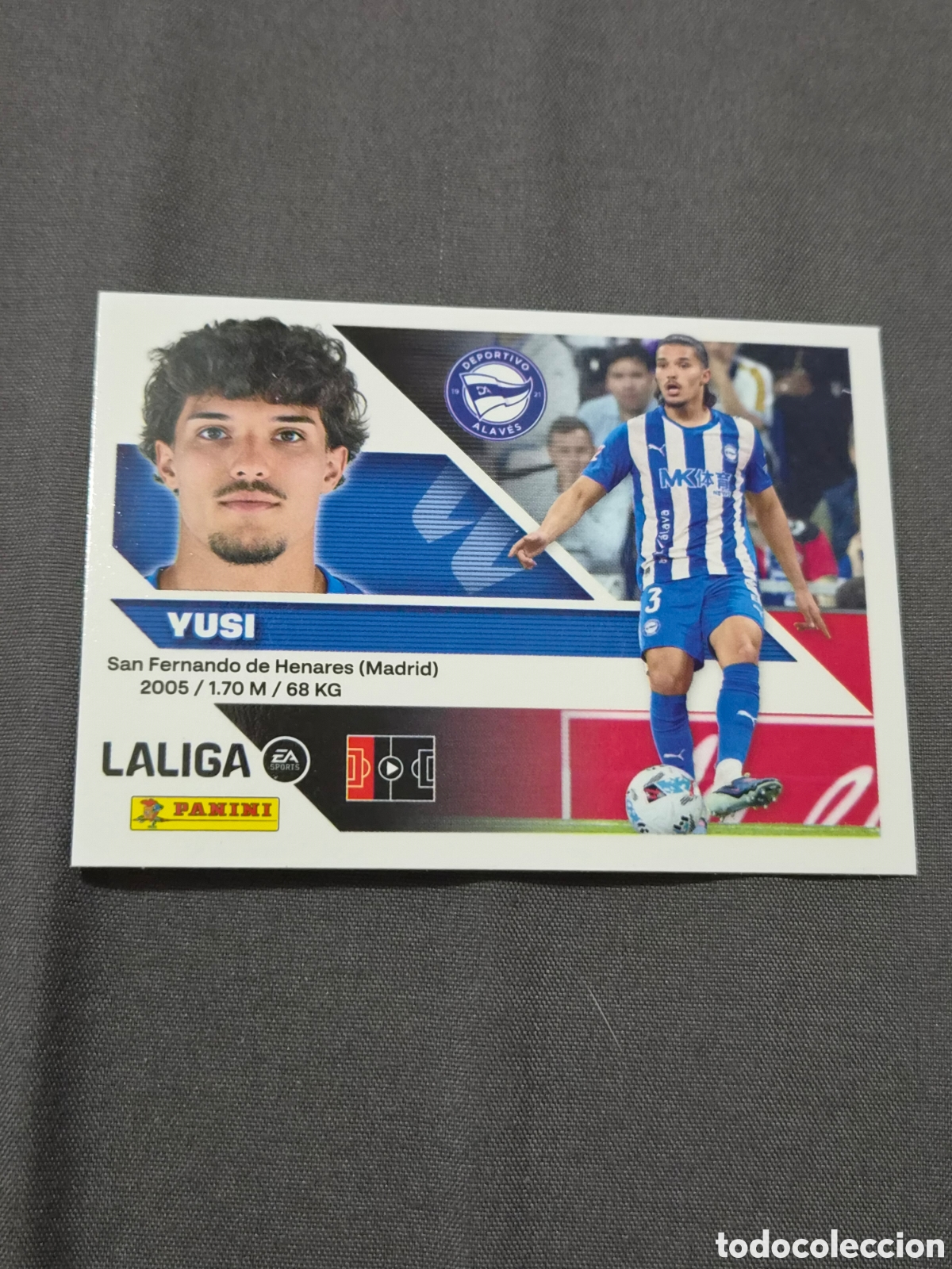Coleccionismo cromos antiguos: 9 - YUSI - ALAVES LIGA ESTE 2026 2027