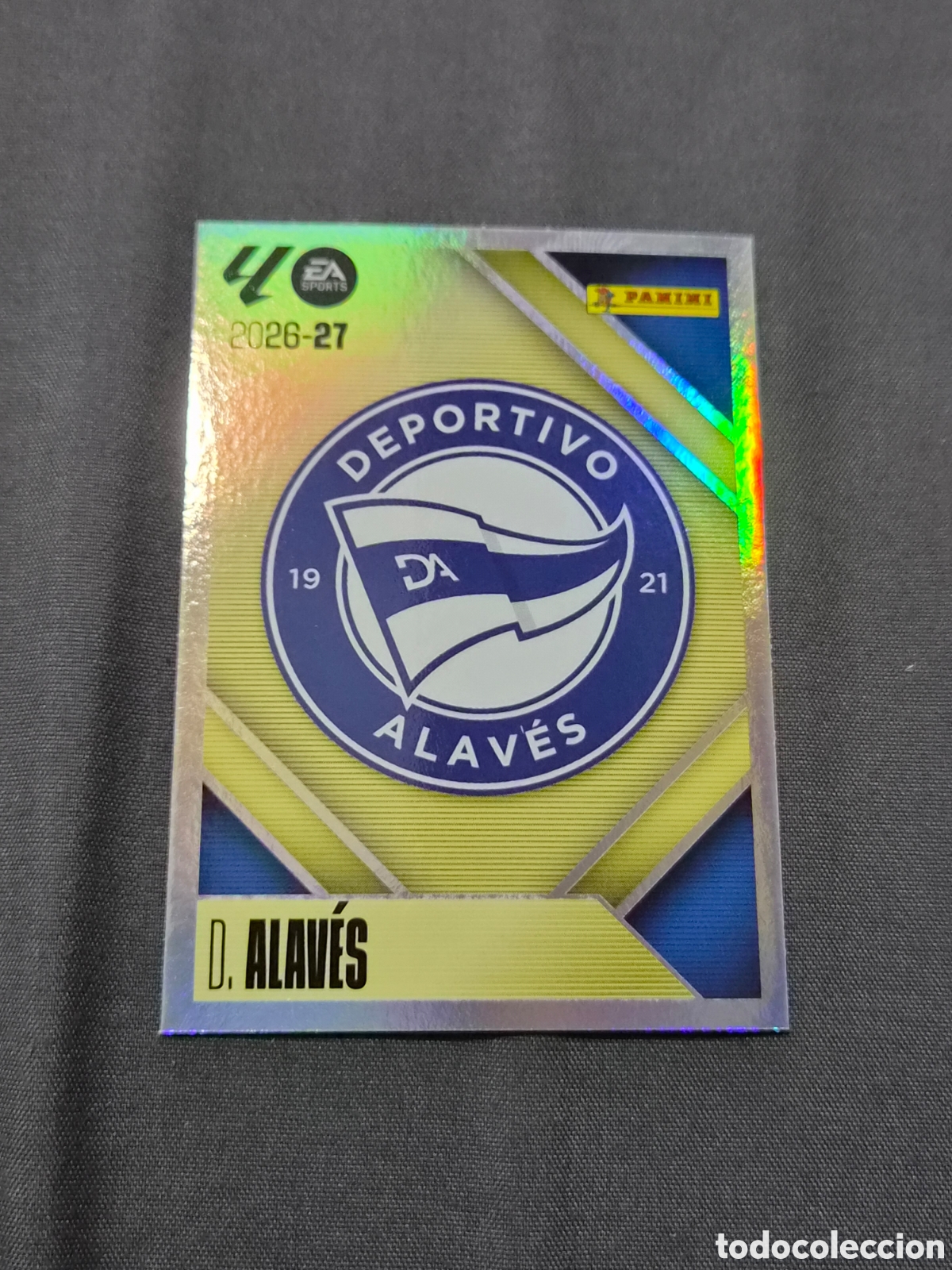 Coleccionismo cromos antiguos: 1 - ESCUDO ALAVES LIGA ESTE 2026 2027