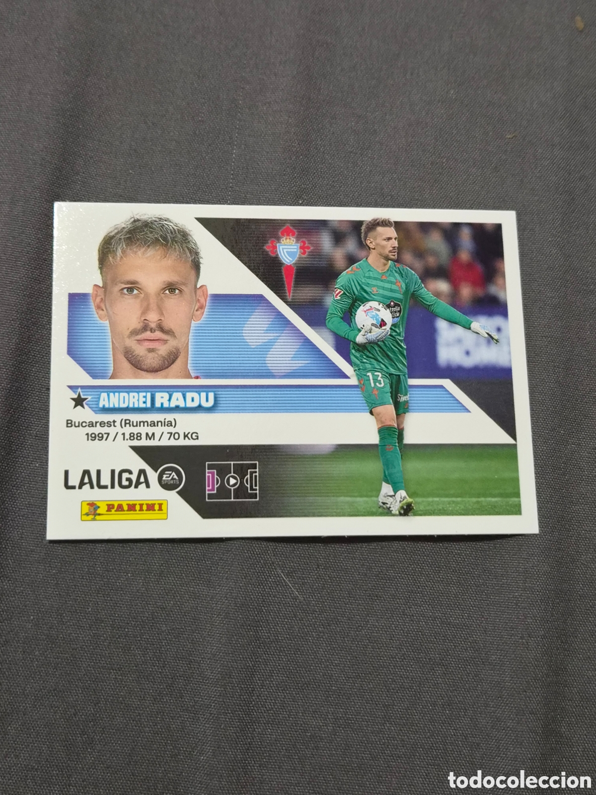 Coleccionismo cromos antiguos: 3 - RADU , CELTA LIGA ESTE 2026 2027