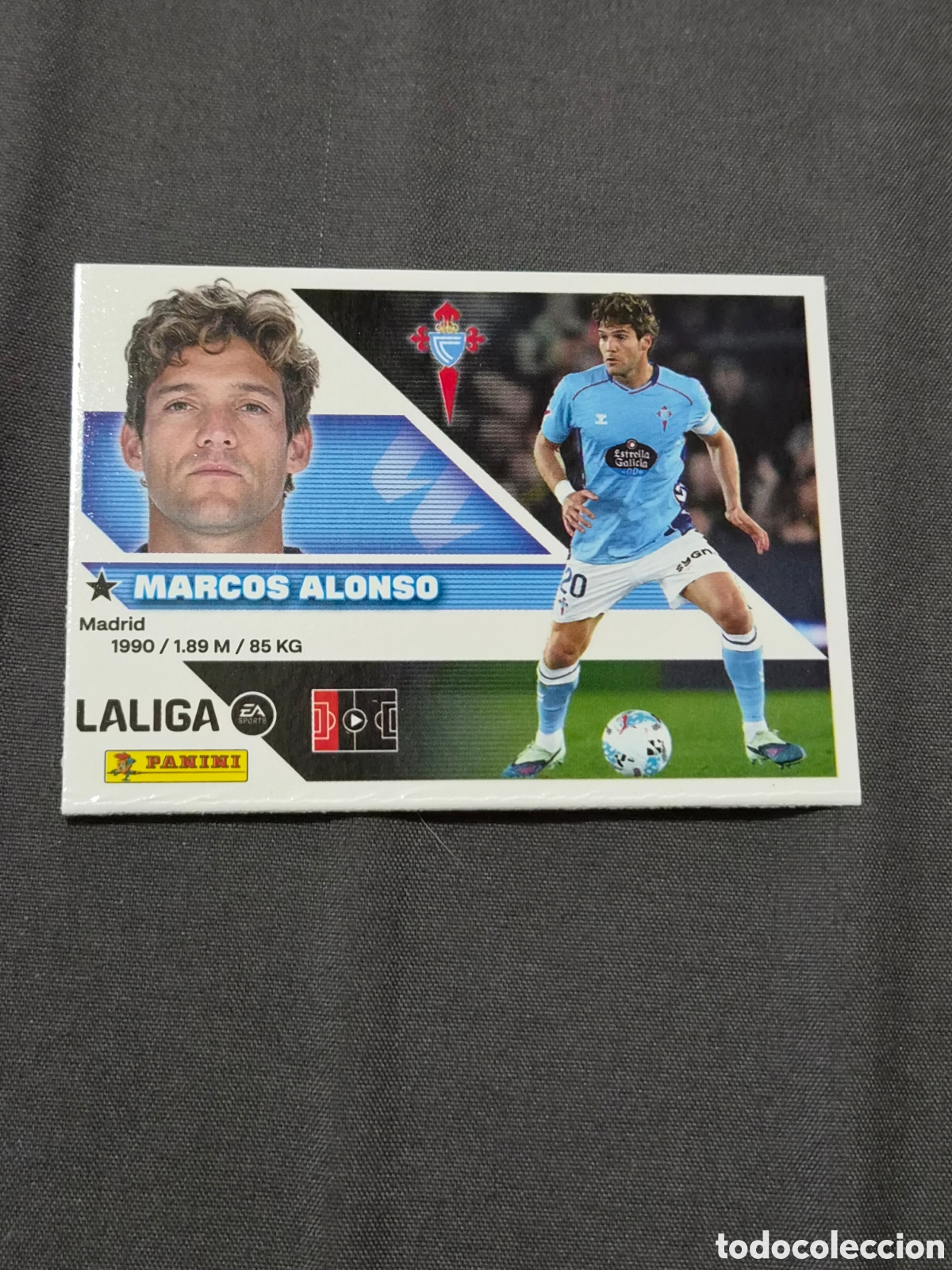 Coleccionismo cromos antiguos: 9 A - MARCOS ALONSO , CELTA LIGA ESTE 2026 2027