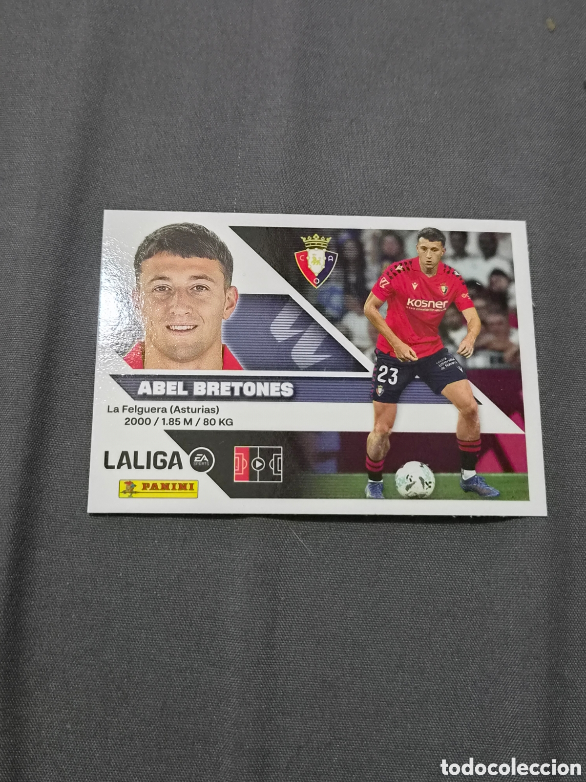 Coleccionismo cromos antiguos: 9 - ABEL BRETONES, OSASUNA LIGA ESTE 2026 2027