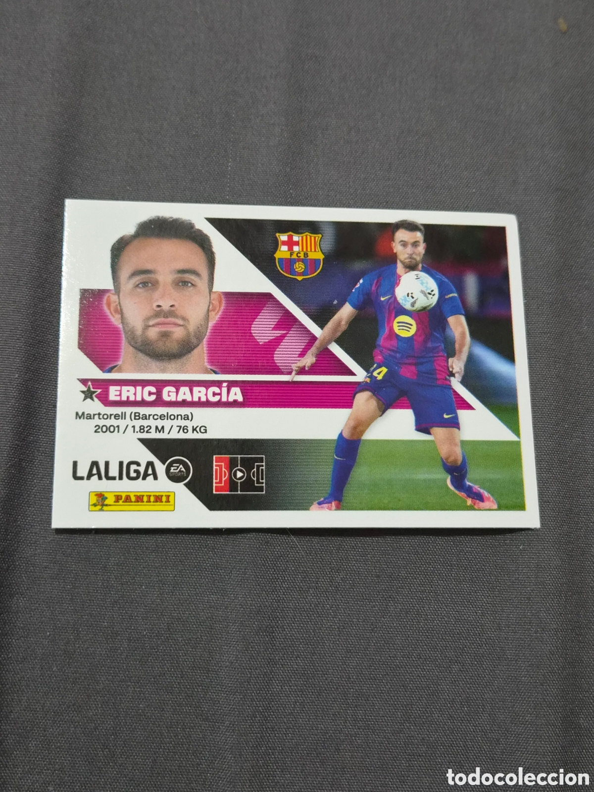 Coleccionismo cromos antiguos: 11 - ERIC GARC&Iacute;A ,BARCELONA LIGA ESTE 2026 2027