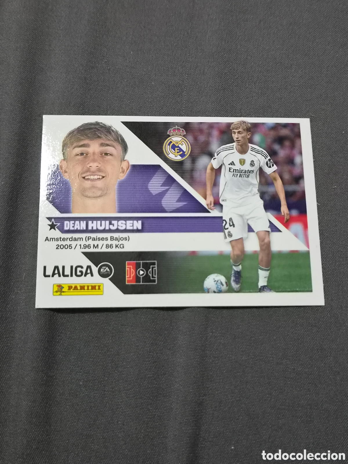 Coleccionismo cromos antiguos: 9 - HUIJSEN , REAL MADRID LIGA ESTE 2026 2027