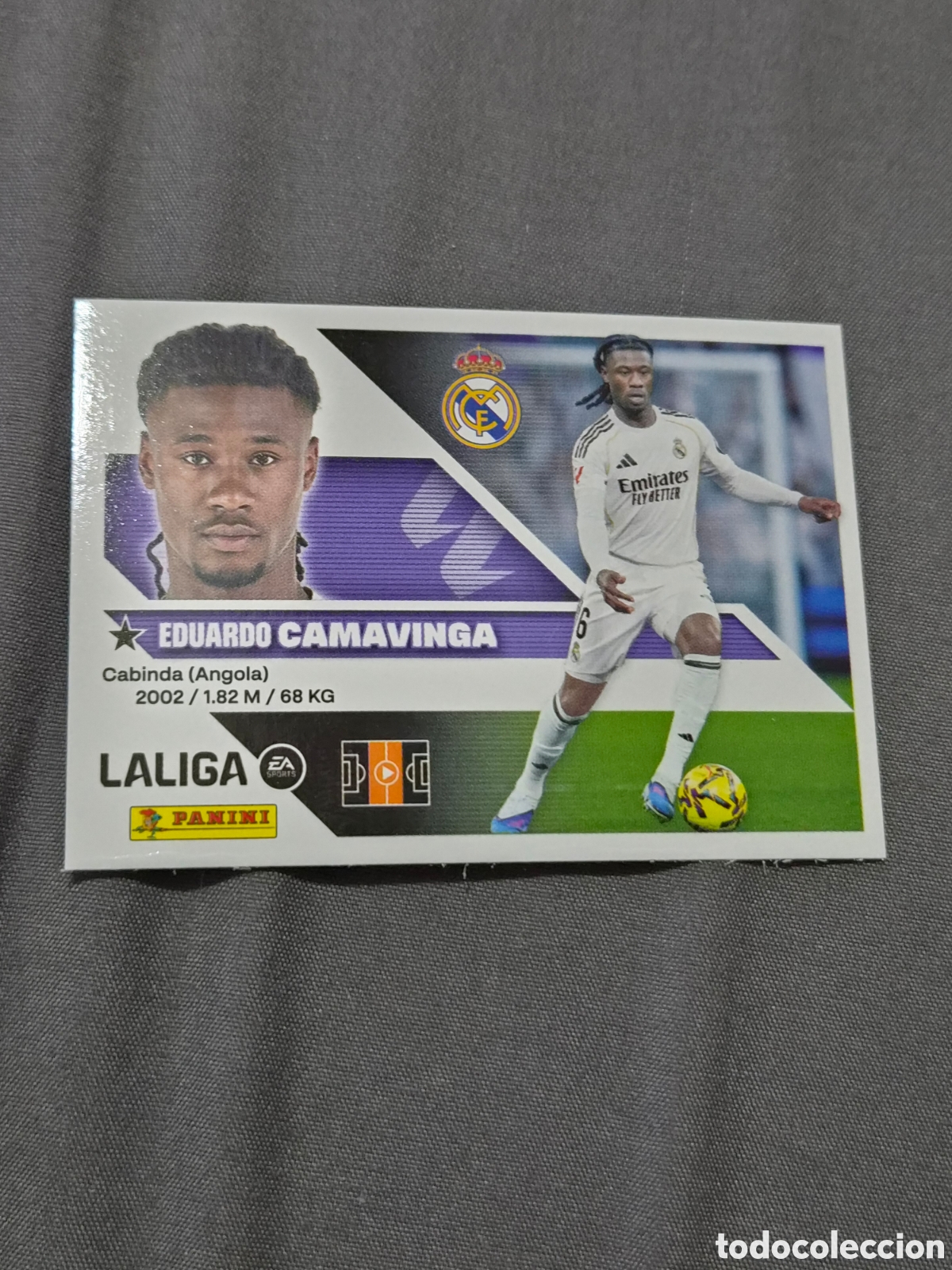 Coleccionismo cromos antiguos: 13 - CAMAVINGA, REAL MADRID LIGA ESTE 2026 2027