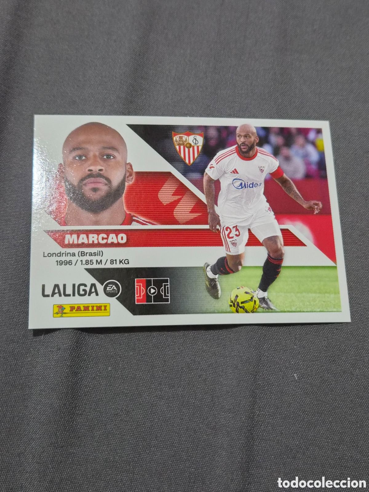 Coleccionismo cromos antiguos: 9 B - MARCAO , SEVILLA LIGA ESTE 2026 2027