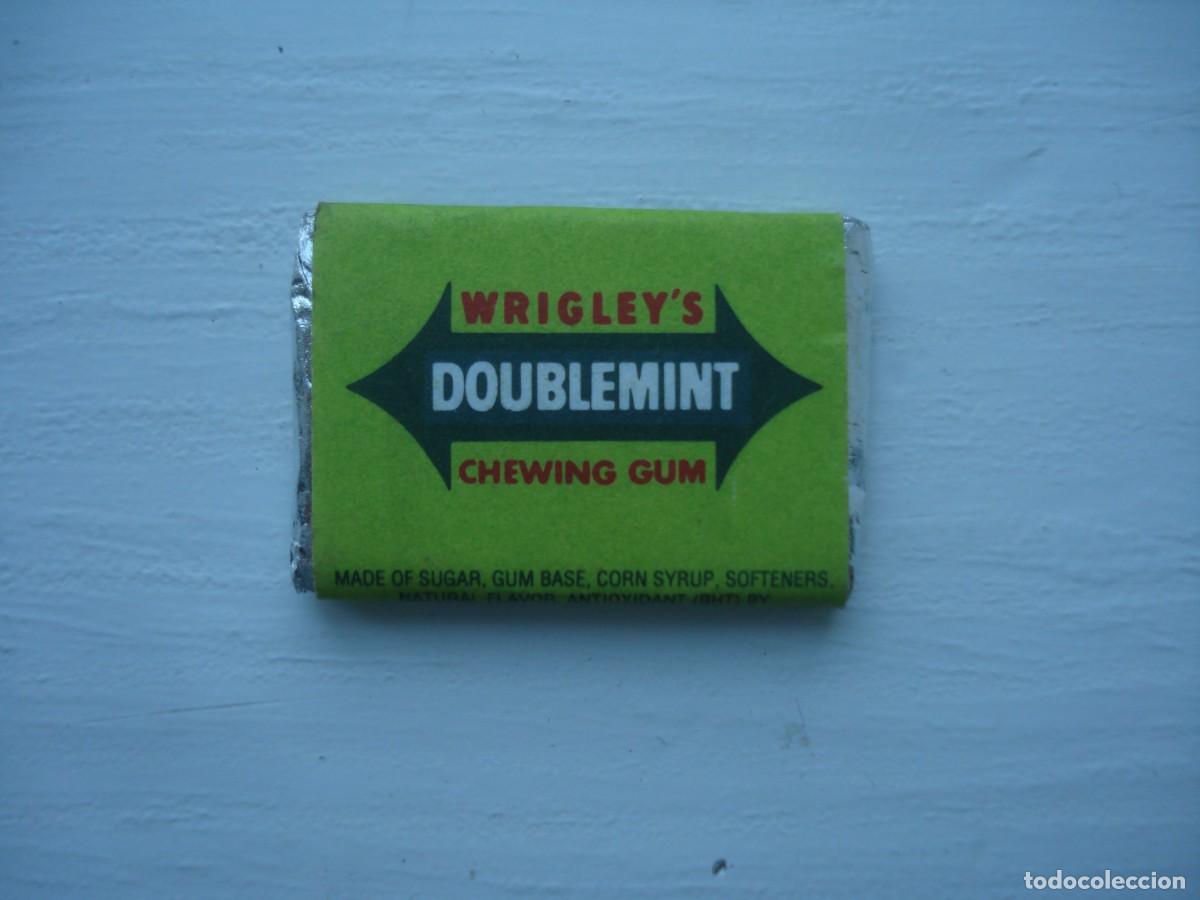 Coleccionismo cromos antiguos: CHICLES SIN ABRIR WRIGLEY'S DOUBLEMINT GUM A&Ntilde;OS 70! KAUGUMMI UNOPENED BUBBLE GUM!