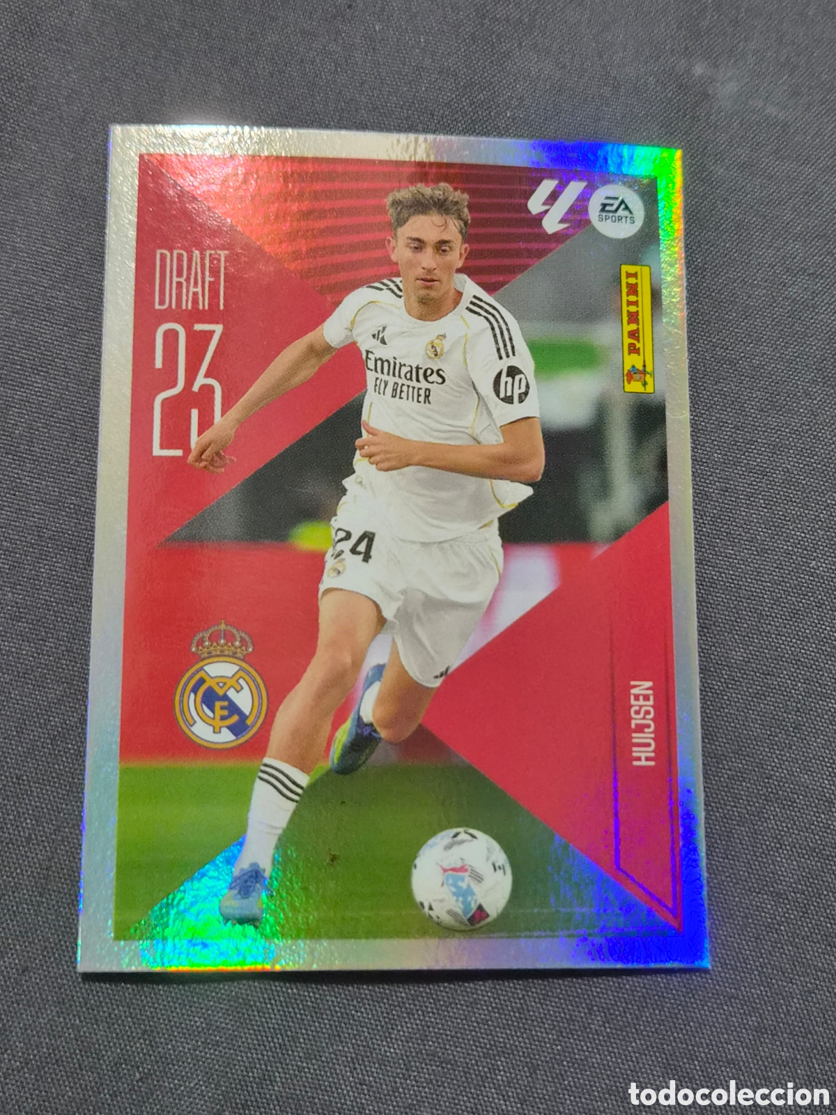 Coleccionismo cromos antiguos: 10 - HUIJSEN, REAL MADRID DRAFT 23 LIGA ESTE 2026 2027