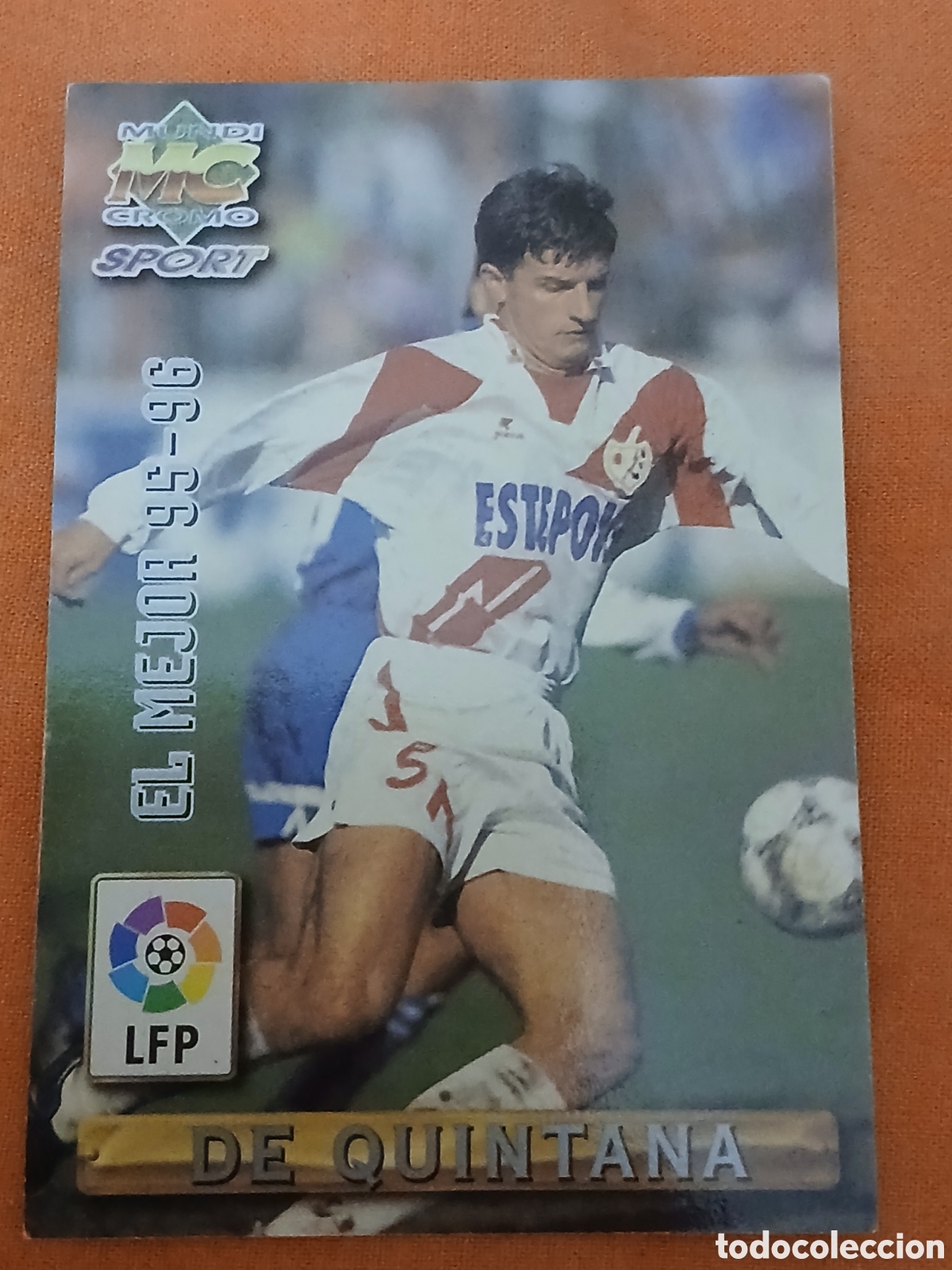 Coleccionismo cromos antiguos: Cromo De Quintana Las Fichas de la Liga Mundicromo Sport (Temp.1995-96) N&deg;418 Rayo Vallecano