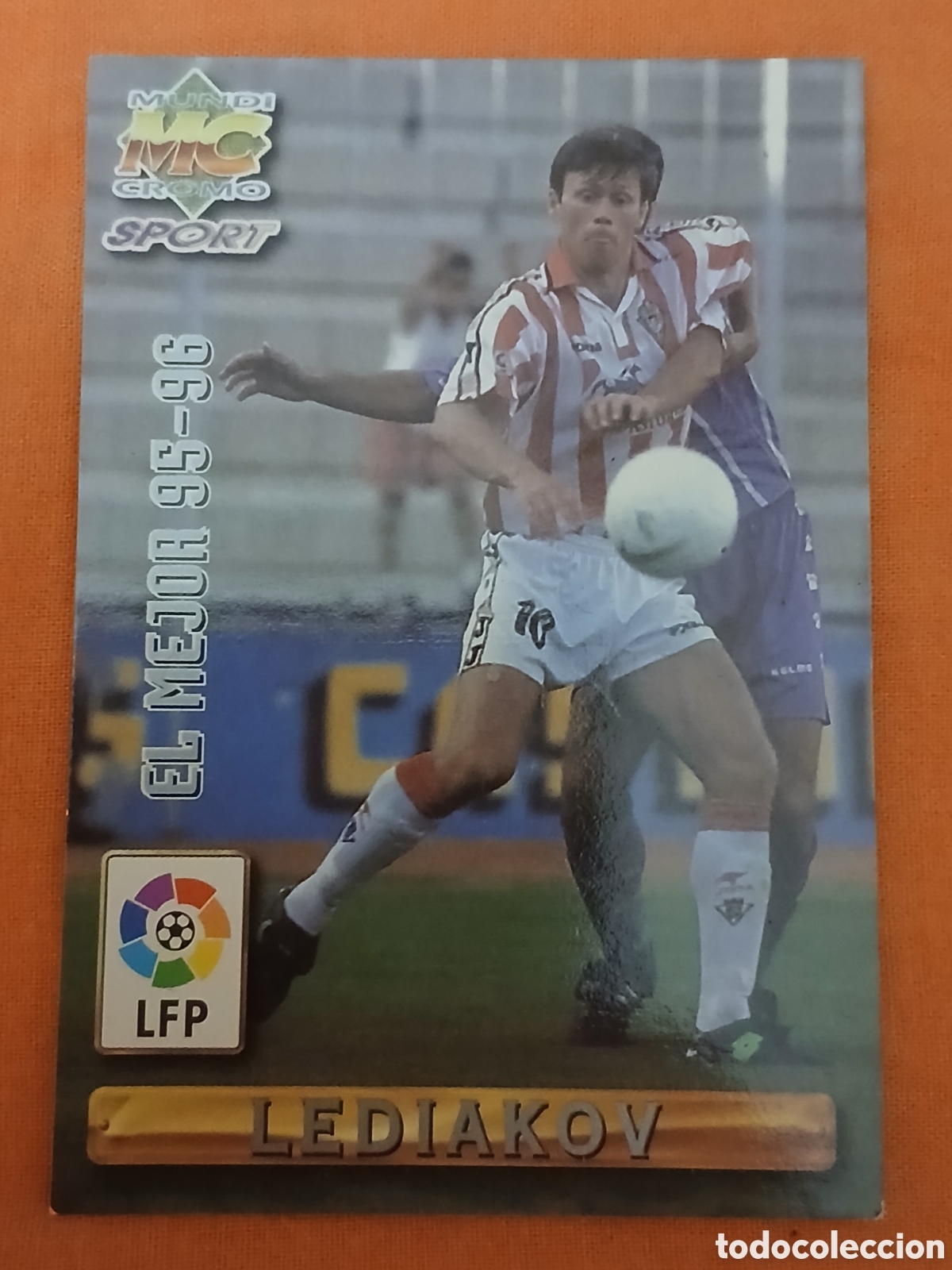 Coleccionismo cromos antiguos: Cromo Lediakov Las Fichas de la Liga Mundicromo Sport (Temp.1995-96) N&deg;417 Sporting de Gij&oacute;n